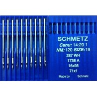 SCHMETZ sewing machine needles CANU 14:20 1 16X95 287 WH SIZE 120/19