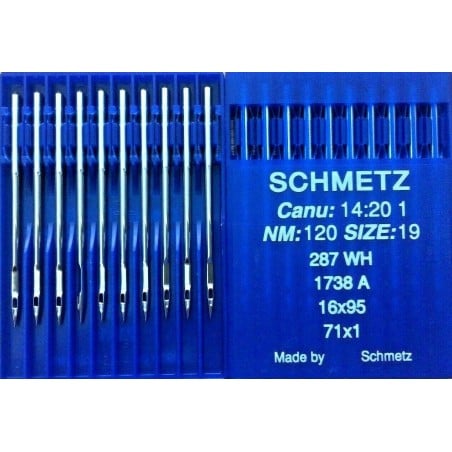 SCHMETZ sewing machine needles CANU 14:20 1 16X95 287 WH SIZE 120/19