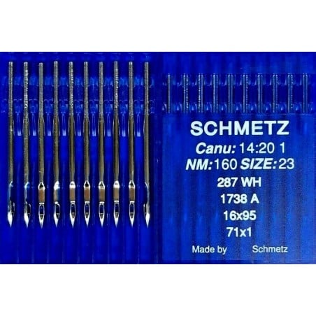 SCHMETZ sewing machine needles CANU 14:20 1 16X95 287 WH SIZE 160/23