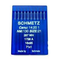 SCHMETZ sewing machine needles CANU 14:20 1 16X95 287 WH SIZE 130/21