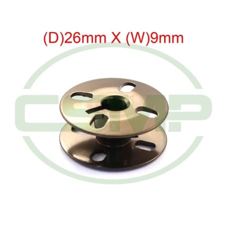 26mm Aluminum Bobbin – Hard Surface Treated for Durkopp Adler 767 / 867