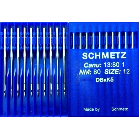 Schmetz industrial embroidery machine needles DBXK5 size 80/12