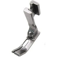 Zipper Foot With Narrow Left Toe For Industrial Needle Feed Sewing Machines.