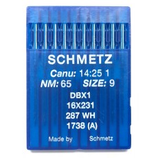 SCHMETZ sewing machine needles CANU 14:25 1 DBX1 16X231 287 SIZE 65/9 