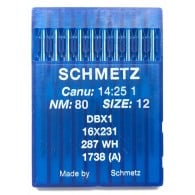 SCHMETZ sewing machine needles CANU 14:25 1 DBX1 16X231 287 SIZE 80/12