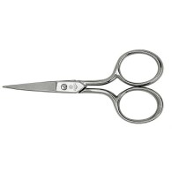 Mundial Straight Embroidery 426-4 Scissors Nickel Plated