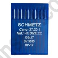SCHMETZ Needles CANU 37:20/SY3355/DPx17/135x17 SIZE 140/22