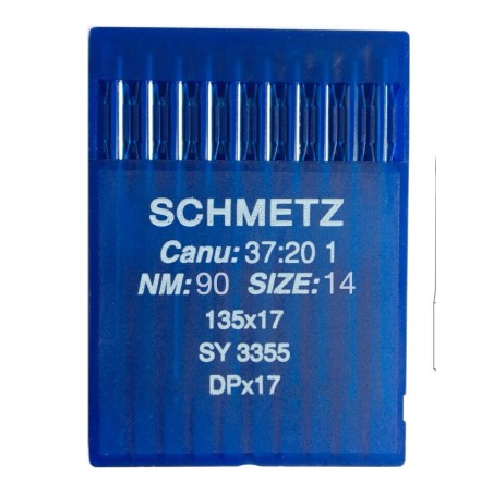 SCHMETZ Needles CANU 37:20/SY3355/DPx17/135x17 SIZE 90/14