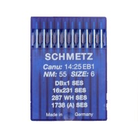 SCHMETZ Industrial sewing ballpoint needles DBX1,16X231 SIZE 55/6