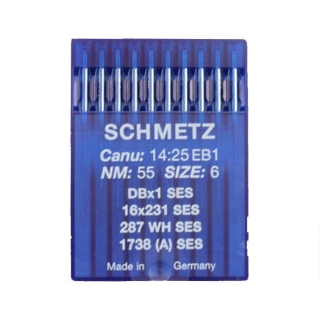SCHMETZ Industrial sewing ballpoint needles DBX1,16X231 SIZE 55/6
