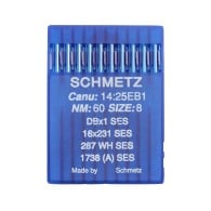 SCHMETZ Industrial sewing ballpoint needles DBX1,16X231 SIZE 60/8