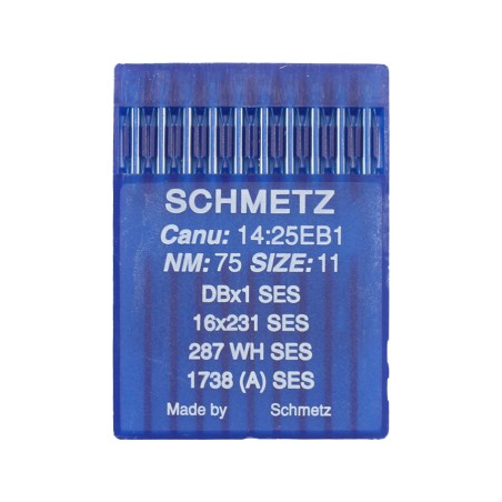 SCHMETZ Industrial sewing ballpoint needles DBX1,16X231 SIZE 75/11 