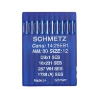 SCHMETZ Needles CANU 14:25 1 DBX1 16X231 287 Size 80/12 SES