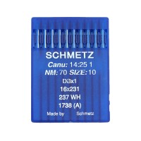 SCHMETZ Needles CANU 14:25 1 DBX1 16X231 287 Size 70/10
