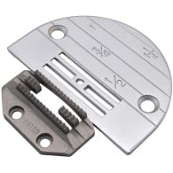 Needle plate E20 & feed dog for industrial sewing machine