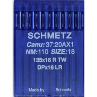 SCHMETZ Leather point industrial sewing machine needles DPX16LR.135X16 RTV SIZE 110/18