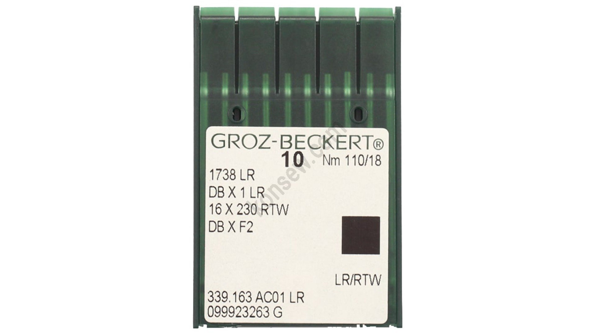 Buy GROZ BECKERT Leather point needles 16x230 DBxF2 Size 110/18 in UK